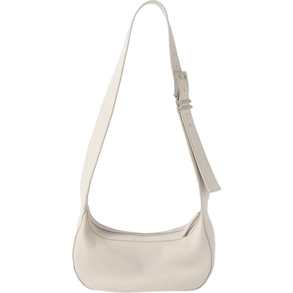 Mint Velvet Cream Leather Crossbody Bag